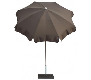 Maffei Alux parasol i polyester og aluminium Ø200 cm - Antracit