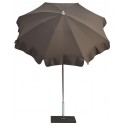 Maffei Alux parasol i polyester og aluminium Ø200 cm - Antracit