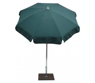 Maffei Alux parasol i polyester og aluminium Ø200 cm - Taupe