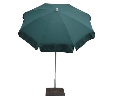 Maffei Alux parasol i polyester og aluminium Ø200 cm - Taupe