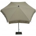 Maffei Mare parasol i polyester og stål Ø250 cm - Natur