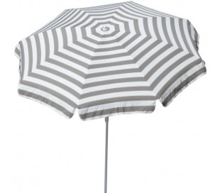 Maffei Mare parasol i dralon og stål Ø200 cm - Hvid/Orange