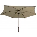 Maffei Mare parasol i polyester og stål Ø250 cm - Natur