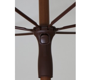 Maffei Madera parasol i polyester og aluminium Ø280 cm - Natur 2