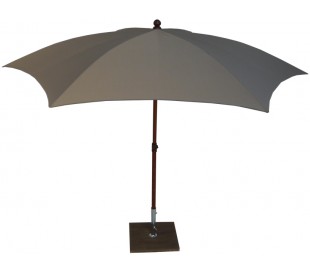 Maffei Madera parasol i polyester og aluminium Ø280 cm - Rød 2