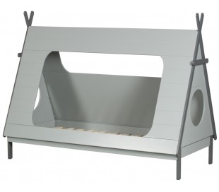 Tipi børneseng 215 x 106 cm ekskl. bund - Hvid