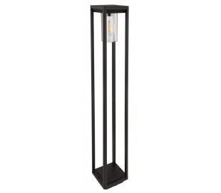 Moderne Bedlampe H80 cm 1 x 15W E27 LED - Antracit 2