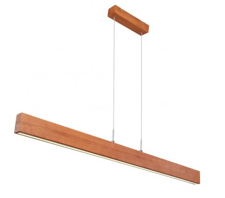 Langbordspendel i træ H94 x B140 cm 1 x 22W LED - Natur