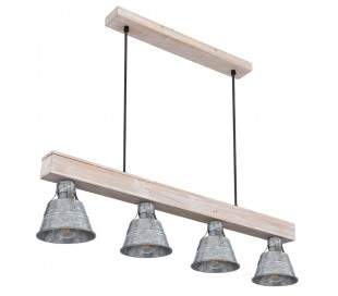 Langbordspendel i træ H120 x B150 cm 1 x 20W LED - Natur 2