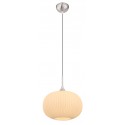 Loftlampe i glas og metal Ø25 cm 1 x E27 - Smoked/Mat sort