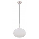 Loftlampe i glas og metal Ø25 cm 1 x E27 - Smoked/Mat sort