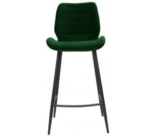 Toby Barstol i velour H104 cm - Sort/Sort 2