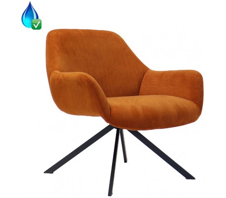 Emily Lænestol i ripcurl H81 cm - Sort/Sort