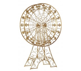 Tromme i polyresin Ø40 cm - Antik rød/Antik grøn