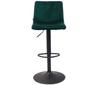 Frenkie Barstol i velour H90 - 110 cm - Sort/Kobber 2