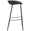 Morris Barstol i mikrofiber H104 cm - Sort/Antracit