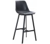 Lauren Barstol i PU-læder H107 cm - Sort/Antracit