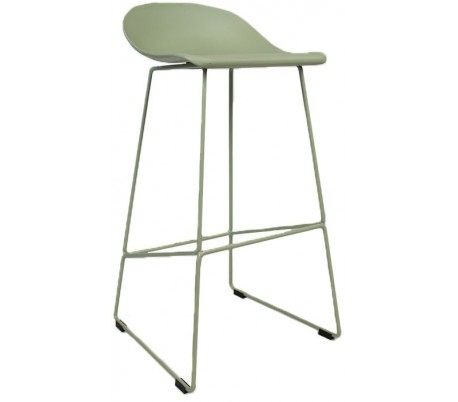 Erica Barstol i polypropylen H89 cm - Hvid/Hvid