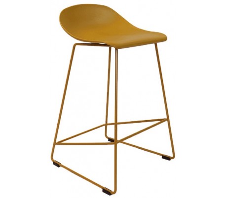 Erica Barstol i polypropylen H79 cm - Hvid/Hvid