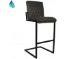 Diamond Barstol i øko-læder H113 cm - Sort/Antracit