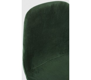 Barstol i elmetræ og rattan H118 cm - Vintage grå 2