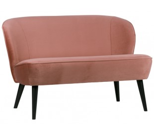 Sofabænk i velour H73 x B110 x D72 cm - Fugl Fønix