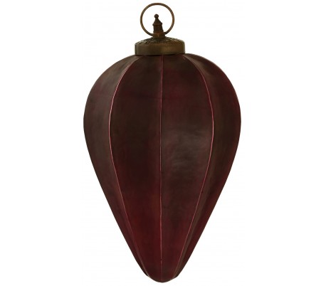 Juleophæng i jern H10 x Ø5,5 cm - Antik jern