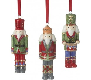 Gyngehest ophæng i polyresin 10,5 x 8,5 cm - Multi