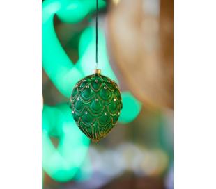 Topiary i fiberglas H125 cm - Rød/Grøn 2