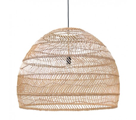 Wheel Loftlampe i faux silke Ø80 cm 5 x E27 - Taupe