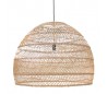 Loftlampe i rattanflet Ø80 cm 1 x E27 - Natur