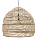 Loftlampe i rattanflet Ø80 cm 1 x E27 - Natur