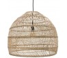 Loftlampe i rattanflet Ø60 cm 1 x E27 - Natur