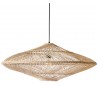 Loftlampe i rattanflet Ø80 cm 1 x E27 - Natur
