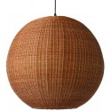 Loftlampe i rattanflet Ø80 cm 1 x E27 - Natur