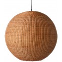 Loftlampe i rattanflet Ø80 cm 1 x E27 - Natur