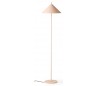 Gulvlampe i metal H150 cm 1 x E27 - Mat nude