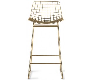 2 x Barstole i metal H89 cm - Sort 2