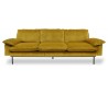 3-Personers sofa i velour B225 cm - Okker