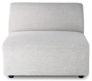 Midtermodul i corduroy rib B87 cm - Creme