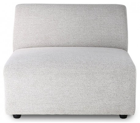 Midtermodul i corduroy rib B87 cm - Creme