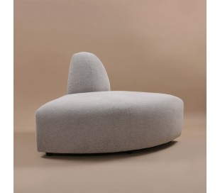 Hjørnemodul i polyester 95 x 95 cm - Lysegrå 2