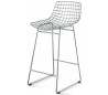 2 x Barstole i metal H89 cm - Krom