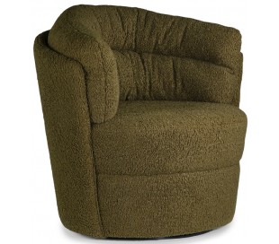 Rotérbar loungestol i polyester H86 cm - Creme 2