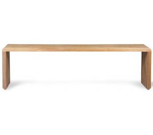 Bænk i polyester B140 cm - Blå/Lilla 2