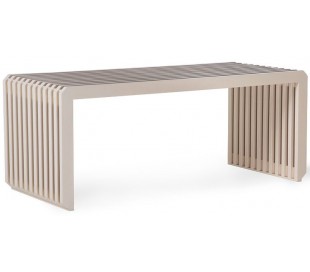 Bænk i teaktræ B160 cm - Natur