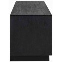 Oakura tvbord i egetræsfinér B185 cm - Sort