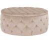 Lulu puf med opbevaring i velour Ø100 cm - Khaki