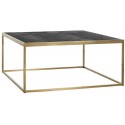 Blackbone sofabord i egetræ og stål 160 x 40 cm - Guld/Sort