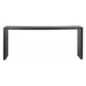Oakura konsolbord i egetræsfinér og jern B180 cm - Sort